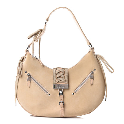 Christian Dior Suede Admit It Hobo Beige 1 of 13
