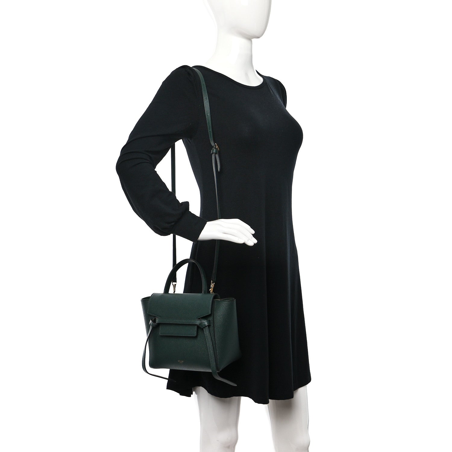 Celine Grained Calfskin Nano Belt Bag Amazone 2 of 9