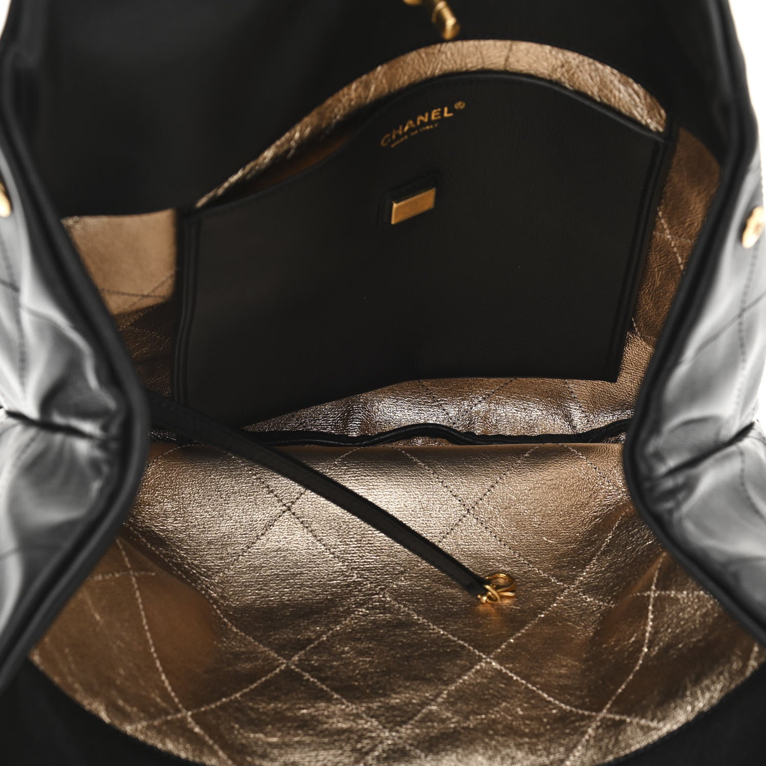 Chanel Calfskin Quilted Maxi Chain Hobo Black 5 of 11