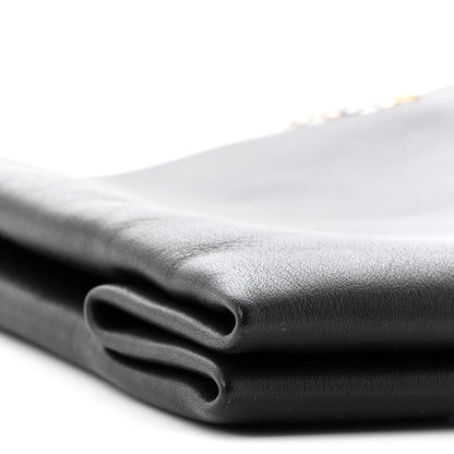 The Row Smooth Calfskin Small Lunch Bag Black 8 of 10