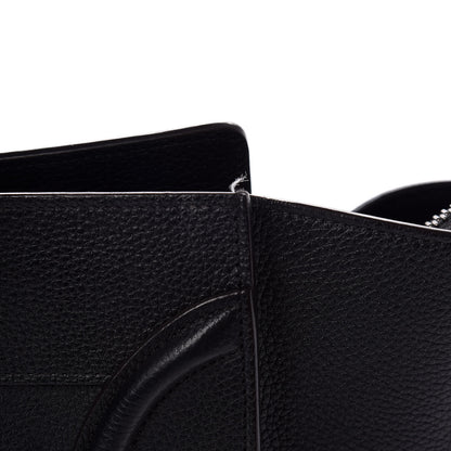 Celine Drummed Calfskin Mini Luggage Black 9 of 12