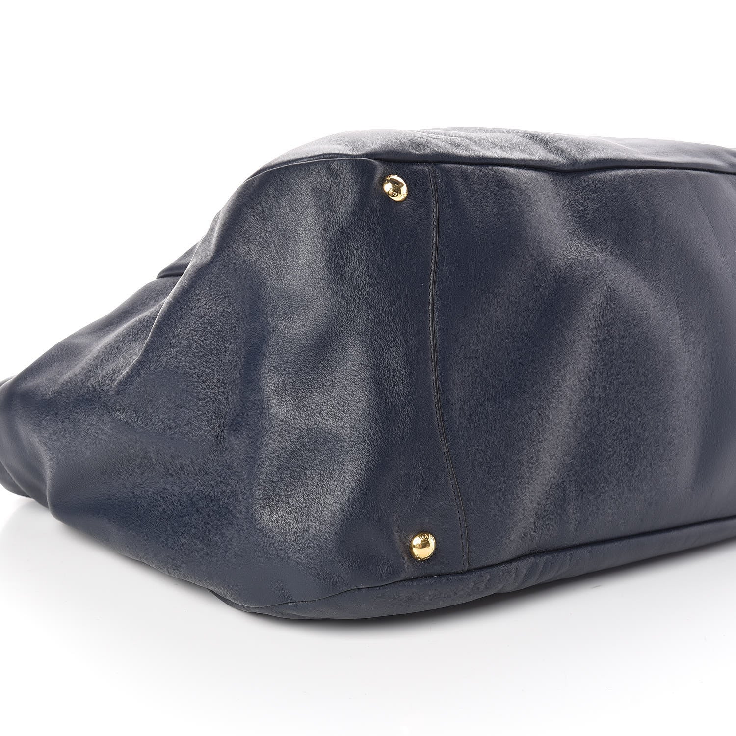 Prada Soft Calf Chain Tote Baltico 8 of 12