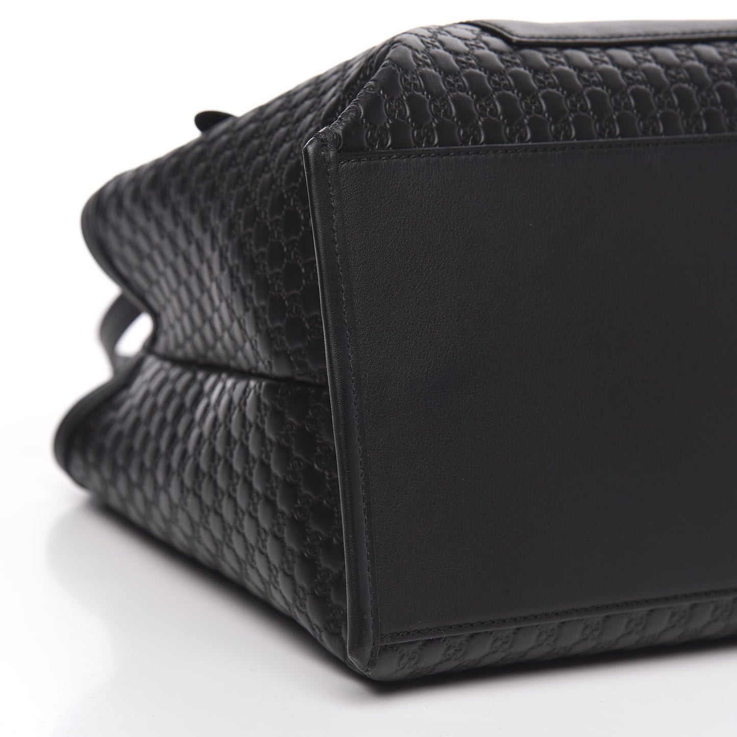 Soft Microguccissima Medium Tote Black