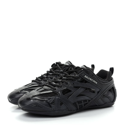 Balenciaga Mesh Rubber Womens Drive Sneakers 37 Black 3 of 11