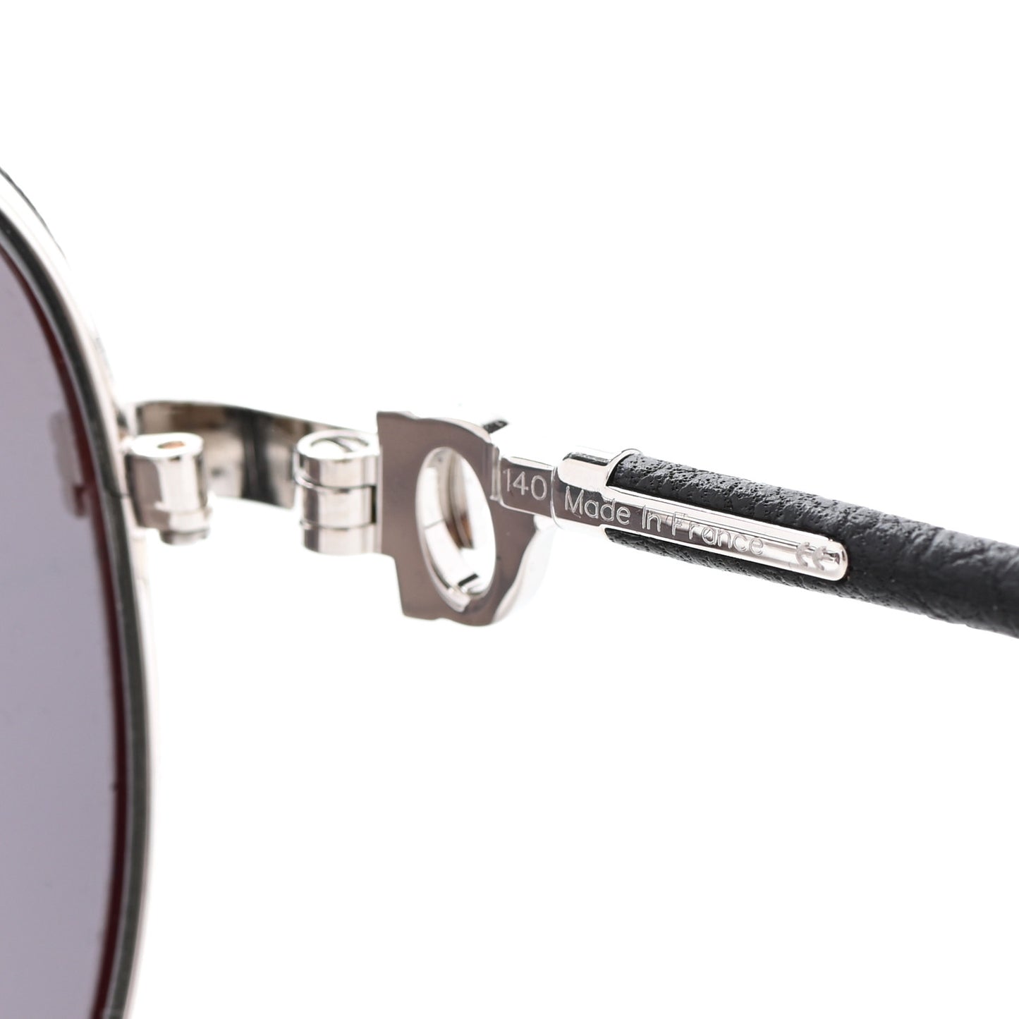 Panthere De Cartier Aviator Sunglasses Silver