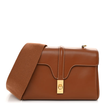 Celine Smooth Calfskin Teen Soft 16 Shoulder Bag Tan 1 of 10
