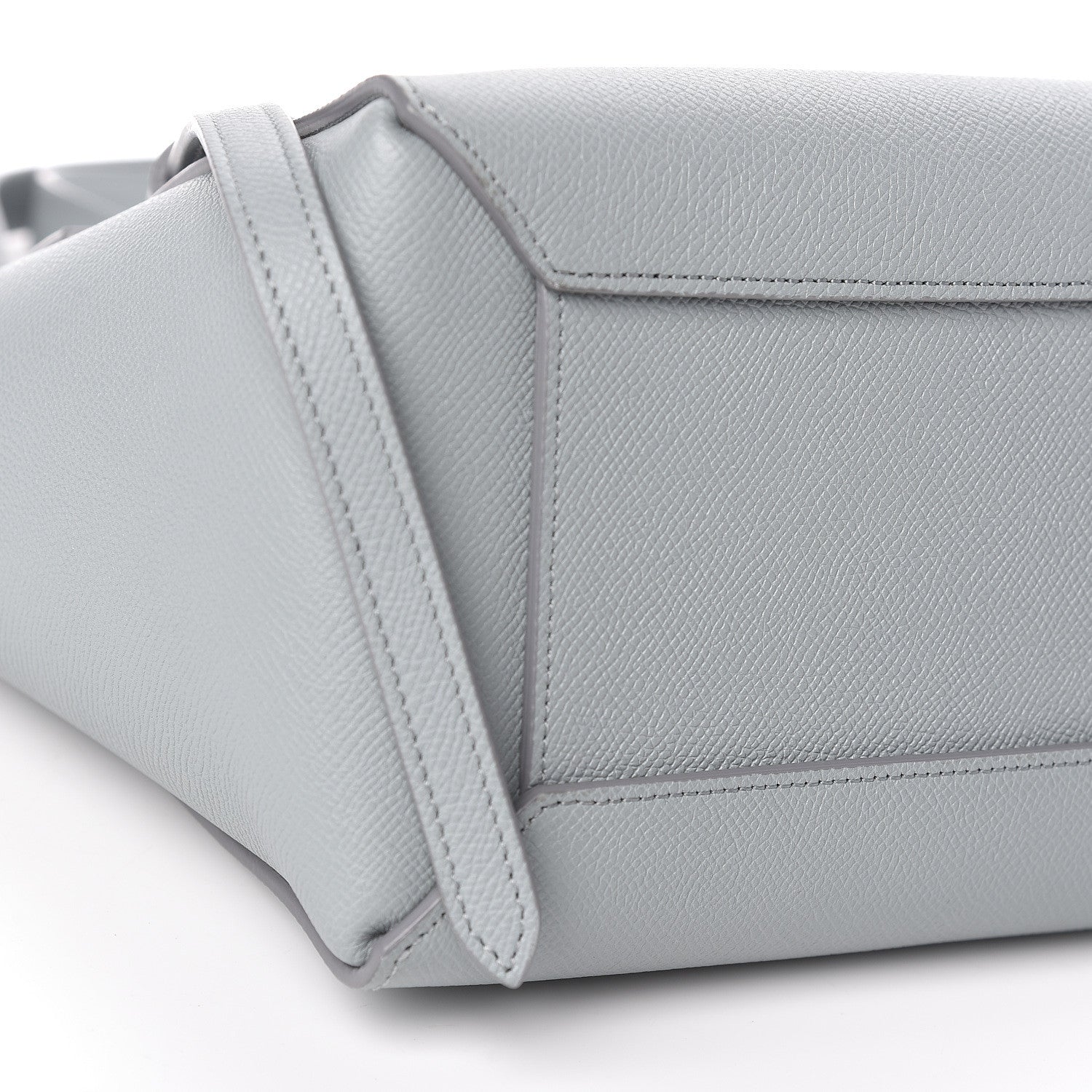 Celine Grained Calfskin Micro Belt Bag Cloud 8 of 10