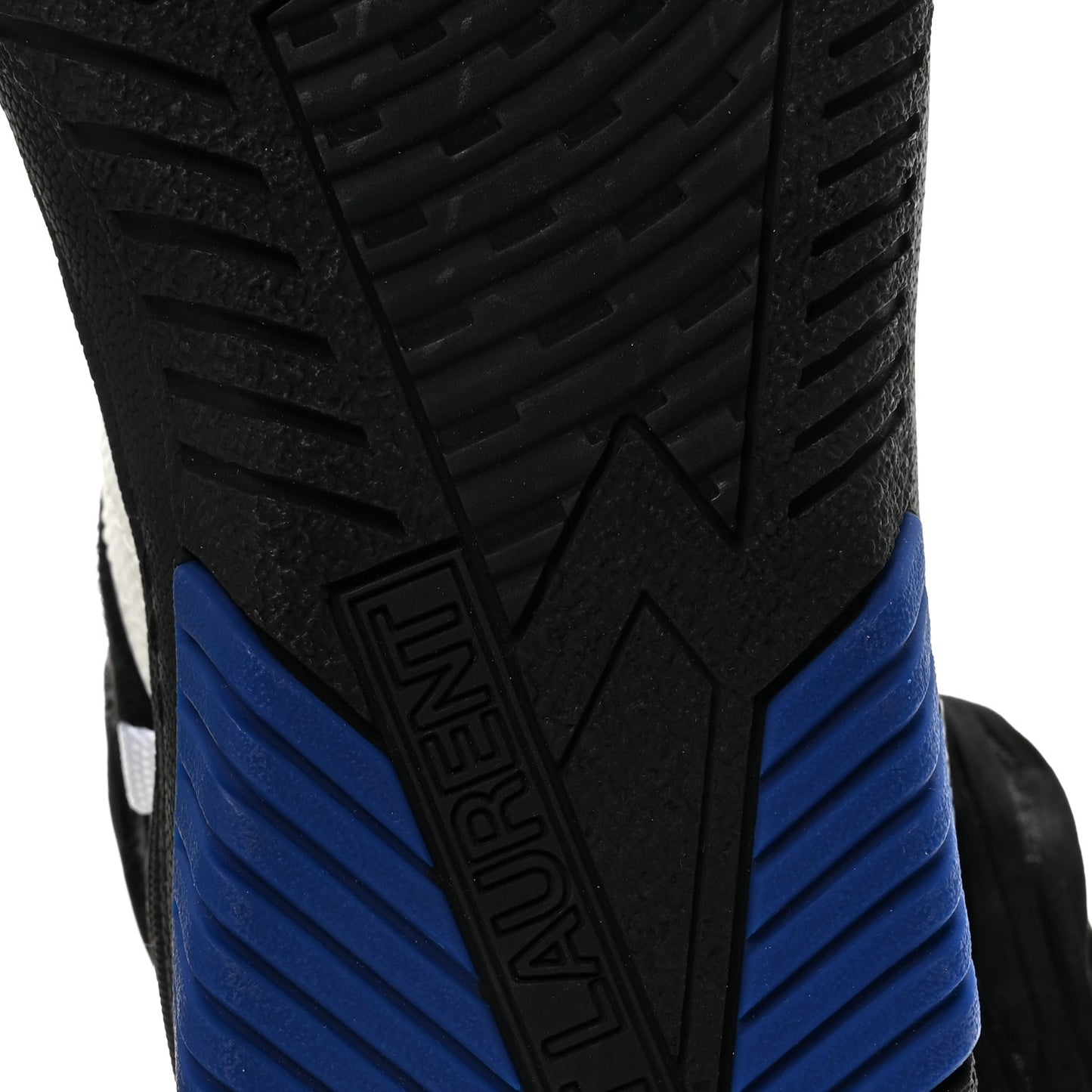 Calfskin Smith High Top Sneakers 36 White Black