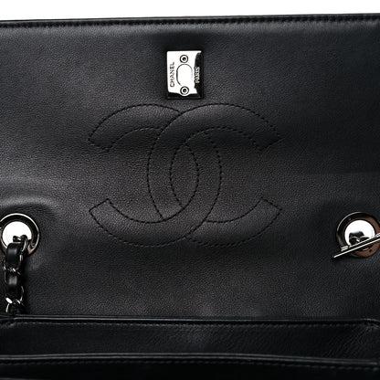 Chanel Calfskin Small Trendy CC Dual Handle Flap Bag Black 13 of 15