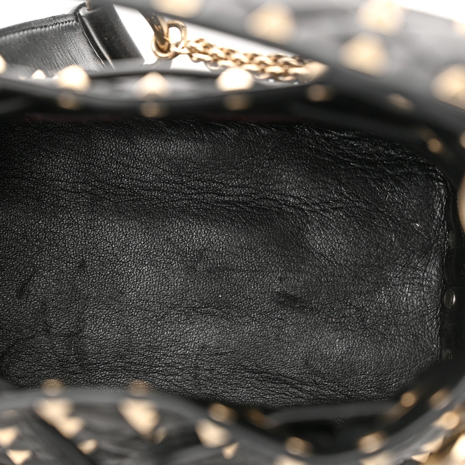 Valentino Garavani Nappa Mini Rockstud Spike Bucket Bag Black 10 of 11