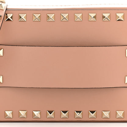 Valentino Garavani Calfskin Rockstud Camera Clutch Crossbody Bag Poudre 7 of 9