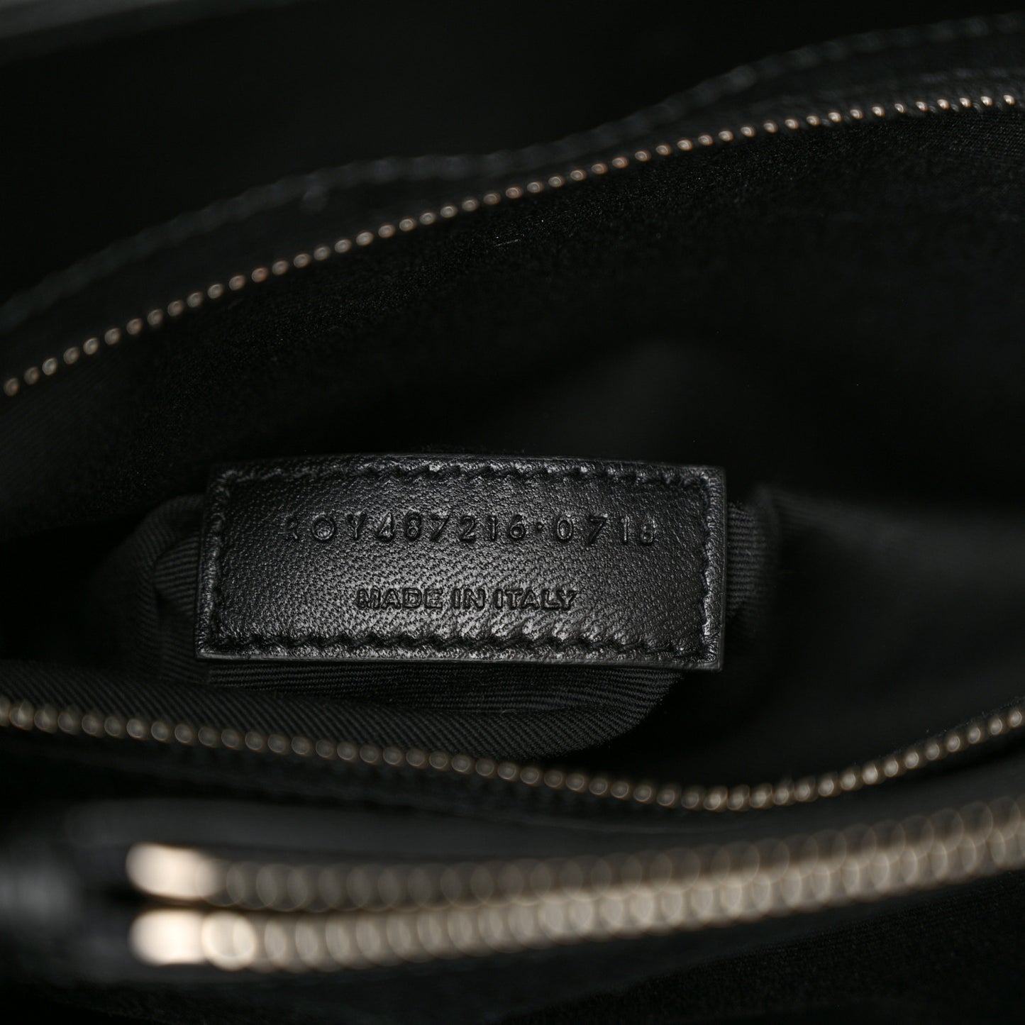 Calfskin Y Quilted Monogram Medium Loulou Chain Satchel Black