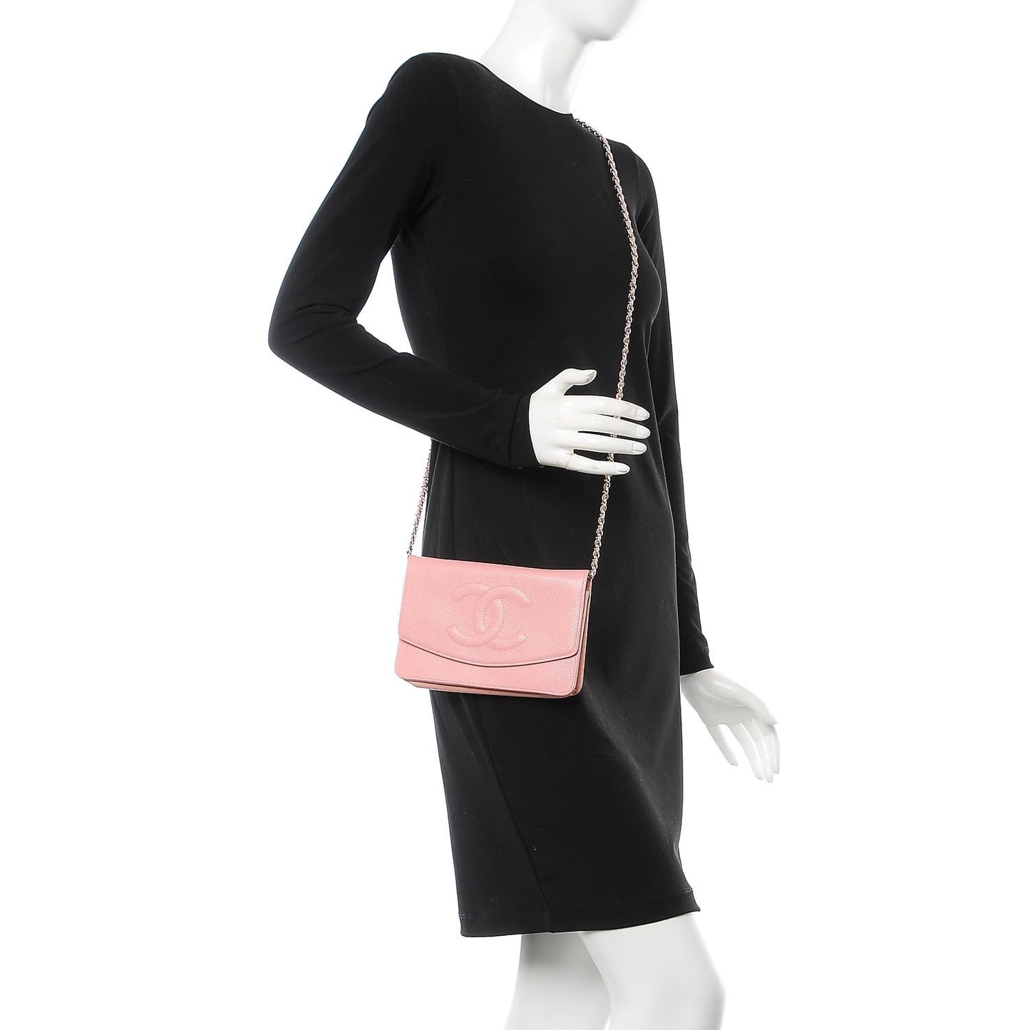 Caviar Timeless CC Wallet On Chain WOC Pink