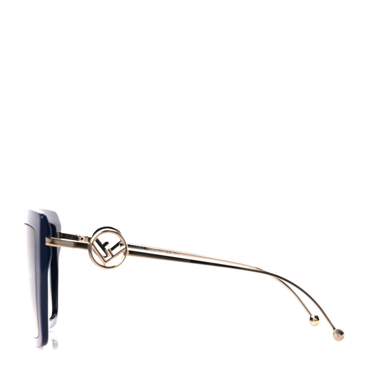 Fendi Metal Acetate F is Fendi Butterfly Sunglasses FF 0410/S Dark Blue 3 of 7