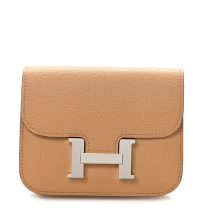 Hermes Epsom Constance Slim Wallet Biscuit 1 of 9