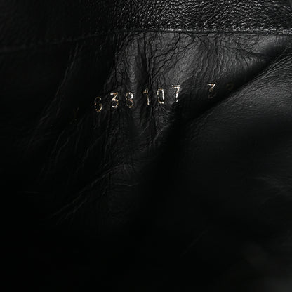 Chanel Shearling Sheepskin High Boots 39 Black 9 of 9