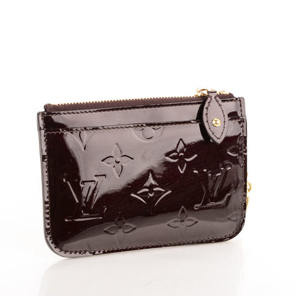 Louis Vuitton Vernis Key Pouch Amarante 3 of 7
