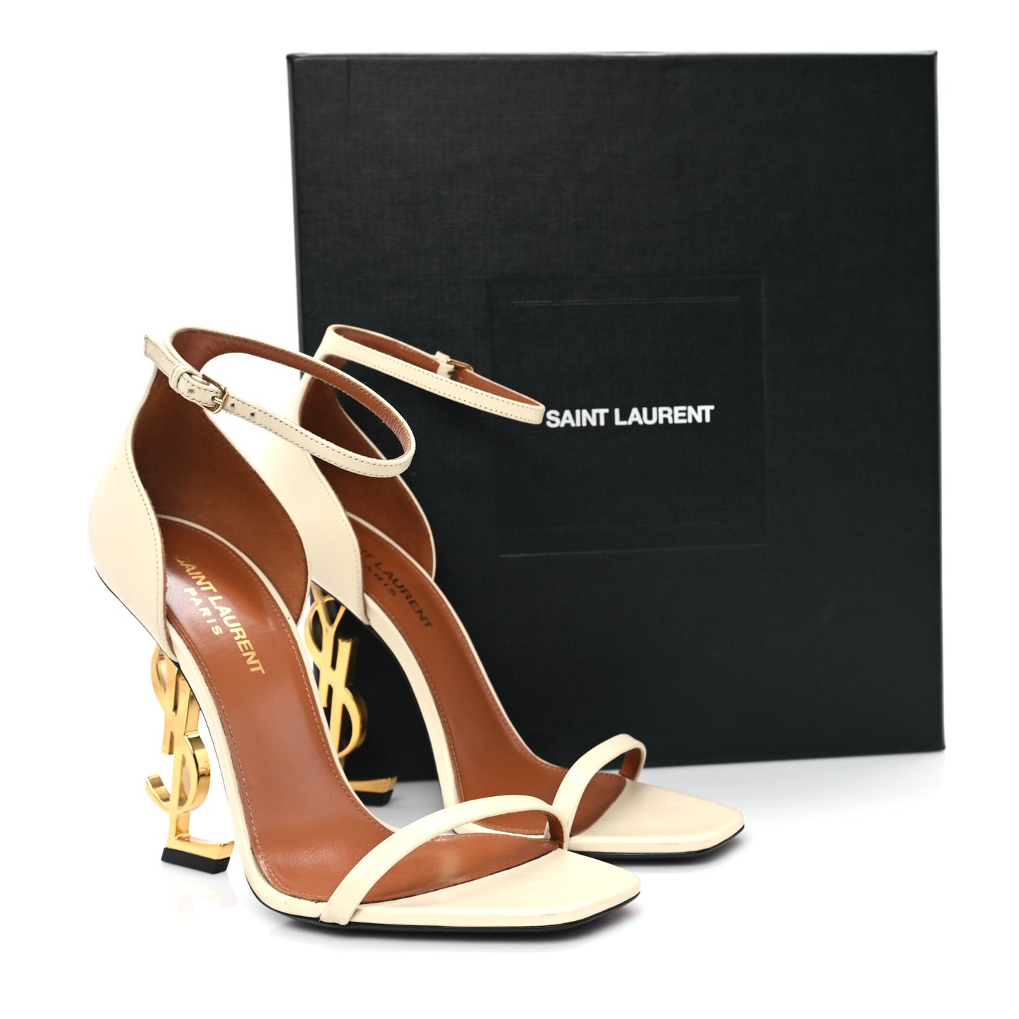 Calfskin 110 Opyum Sandals 38.5 Real Beige