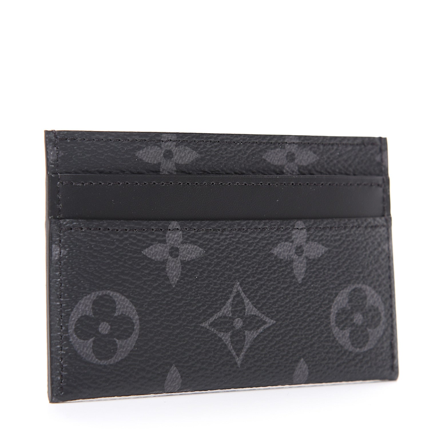 Louis Vuitton Monogram Eclipse Porte-Cartes Double Card Holder 2 of 6