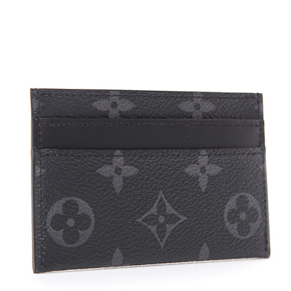 Louis Vuitton Monogram Eclipse Porte-Cartes Double Card Holder 2 of 6