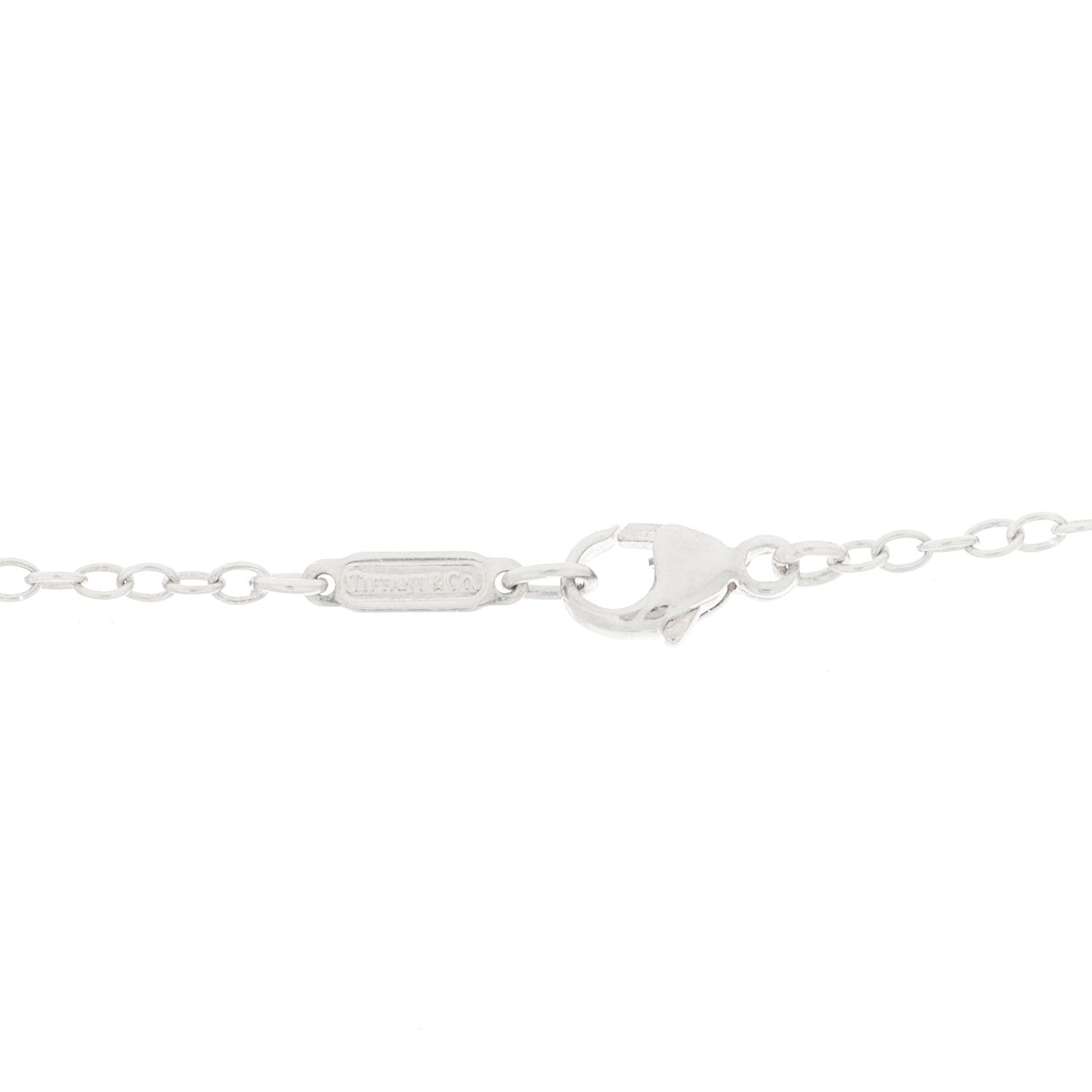 Tiffany Sterling Silver Leaf Pendant Necklace 6 of 6