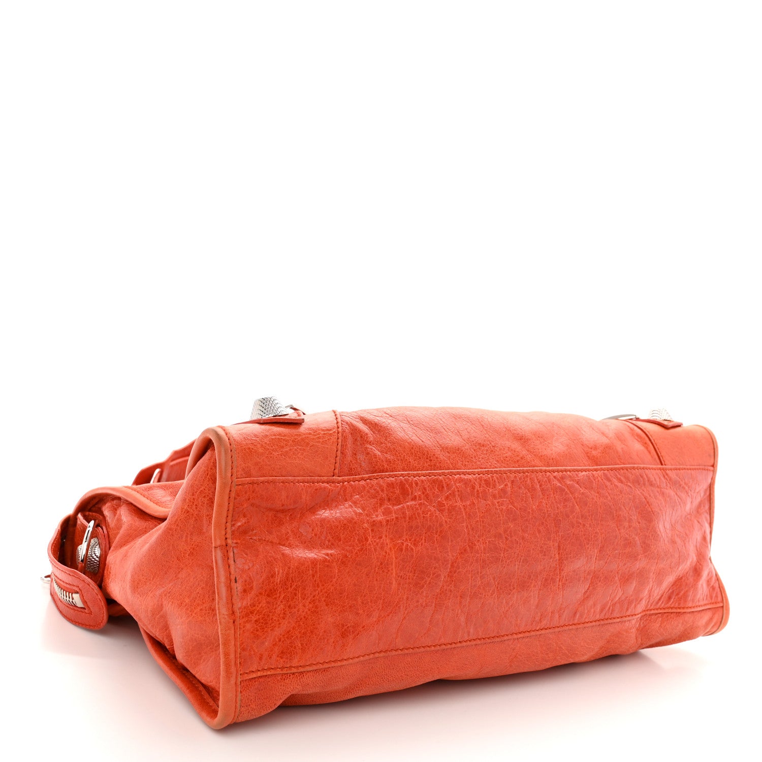 Balenciaga Agneau Giant 21 Silver Hardware City Mandarine 4 of 17