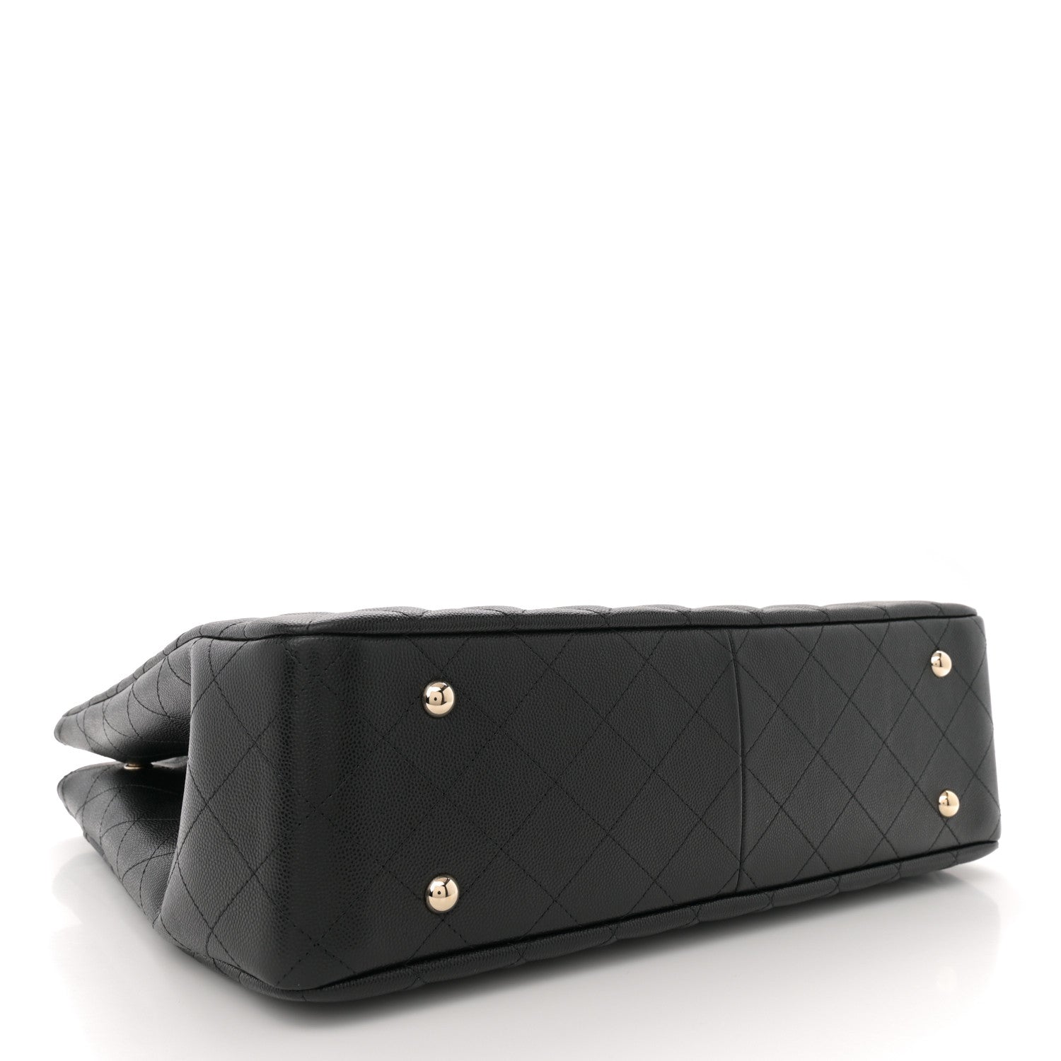 Chanel Caviar Quilted Large Shopping Tote Black 4 of 10