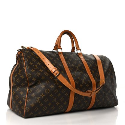 Louis Vuitton Monogram Keepall Bandouliere 55 3 of 9