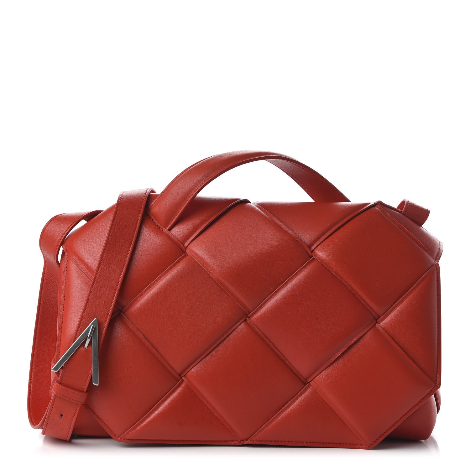 Bottega Veneta Nappa Intreccio Padded Top Handle Shoulder Bag Nail Polish 1 of 10