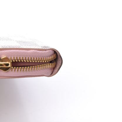Louis Vuitton Damier Azur Zippy Wallet Rose Ballerine 8 of 9