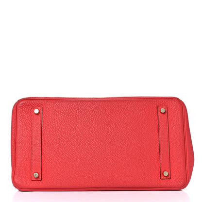 Hermes Togo Birkin 35 Rouge Pivoine 6 of 52