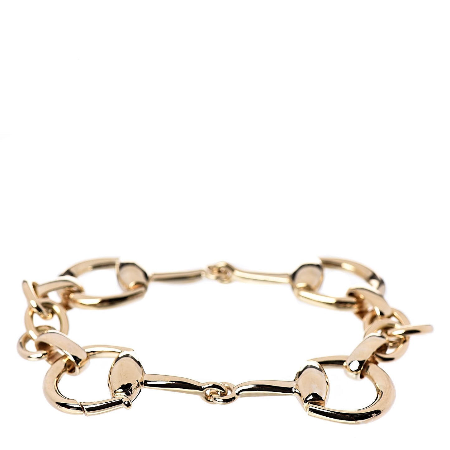 18K Yellow Gold Horsebit Bracelet