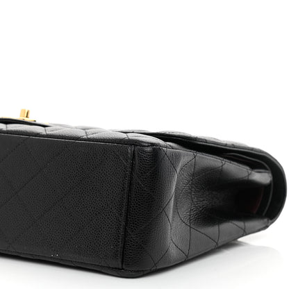 Chanel Caviar Quilted Maxi Double Flap Black 10 of 12