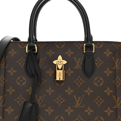 Louis Vuitton Monogram Flower Tote Black 8 of 10