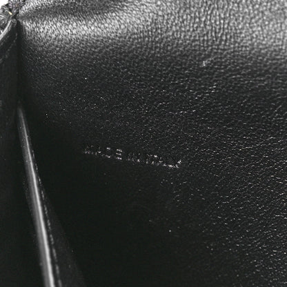 Givenchy Goatskin Quilted GV3 Strap Wallet Black 6 of 10