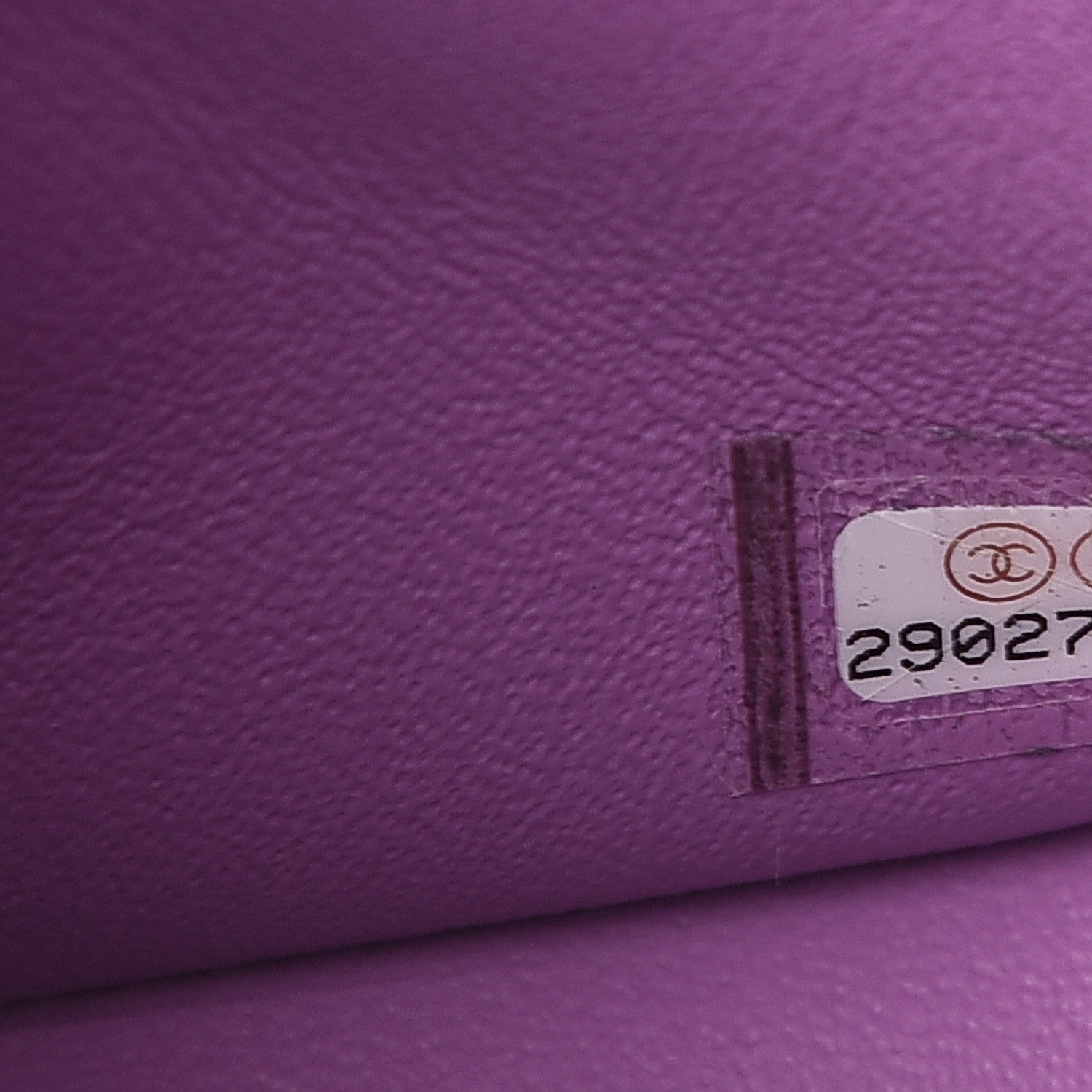 Chanel Lambskin Quilted Mini Square Flap Purple 7 of 11