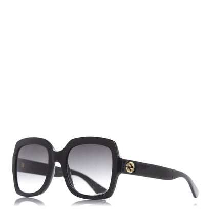 Gucci Oversized Square GG0036S Sunglasses Black 1 of 6