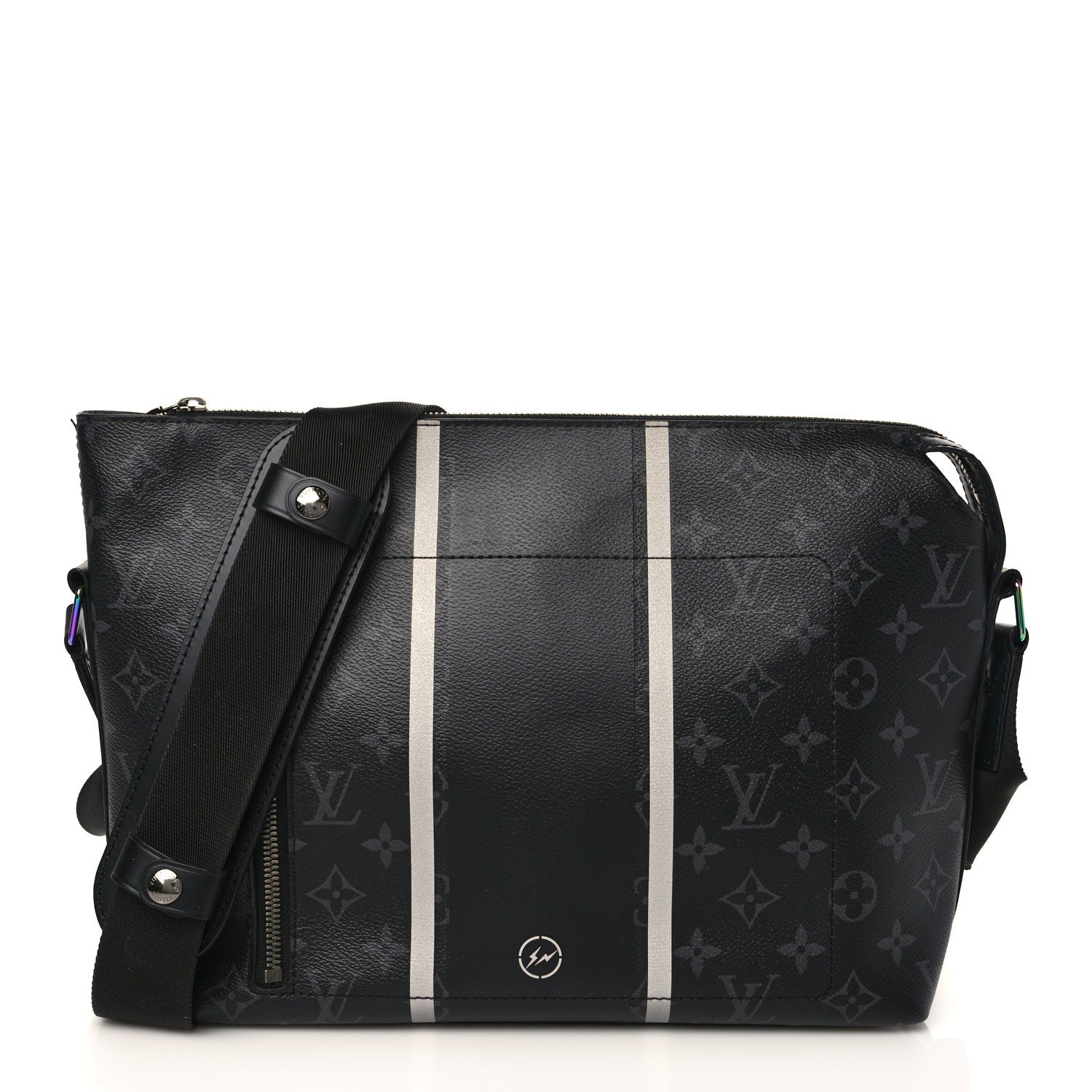 Louis Vuitton X FUJIWARA Monogram Eclipse Flash Fragment Apollo MM 1 of 8