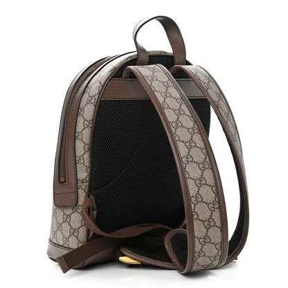 Gucci X DISNEY GG Supreme Monogram Donald Duck Small Interlocking G Dome Backpack Beige Multicolor New Acero 3 of 10