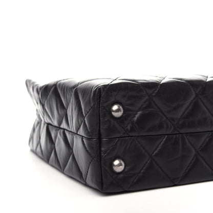 Chanel Aged Calfskin Quilted Reissue 2.55 Tote Black 8 of 10