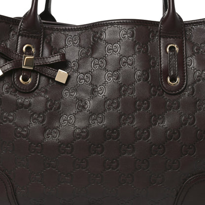 Gucci Guccissima Medium Princy Tote Dark Brown 8 of 10