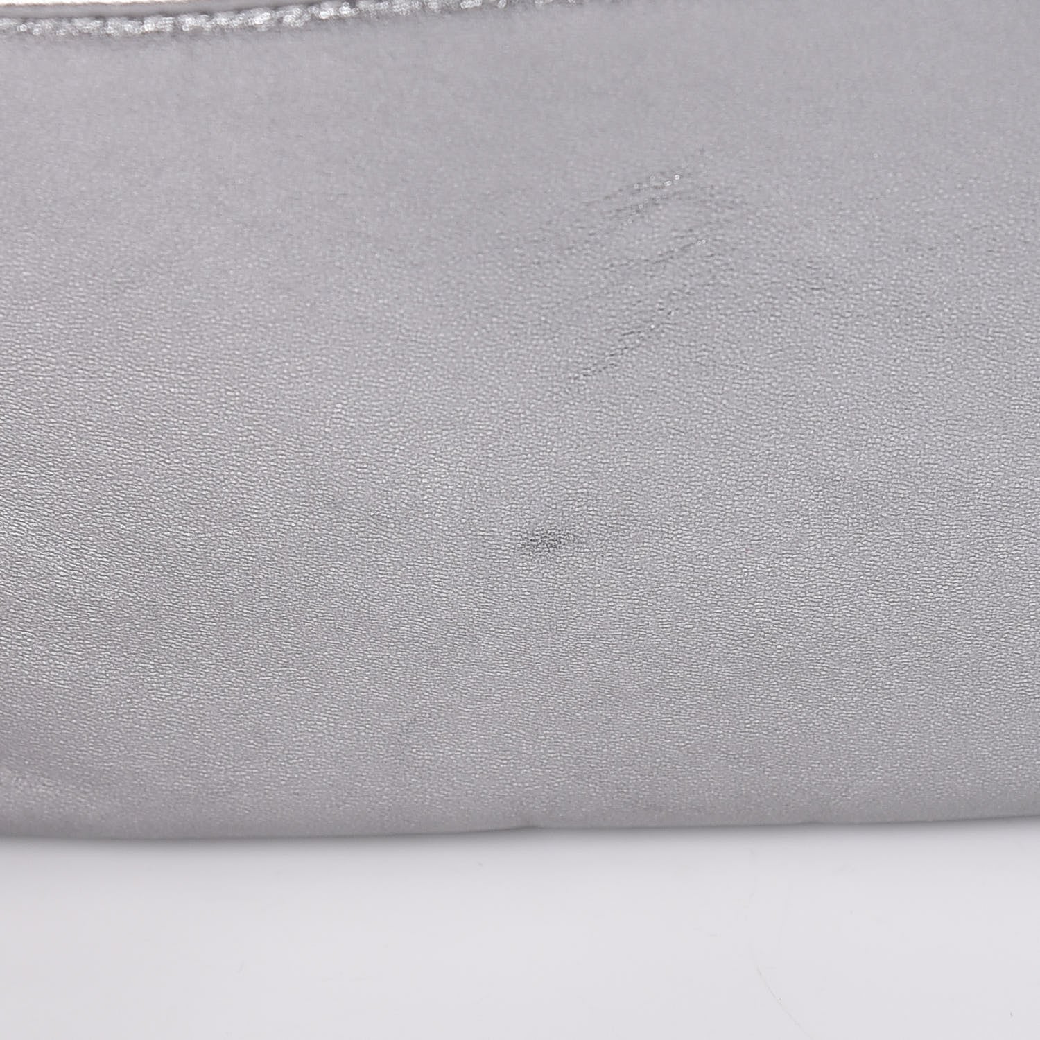 Chanel Metallic Lambskin Camellia Beauty Clutch Silver 10 of 15