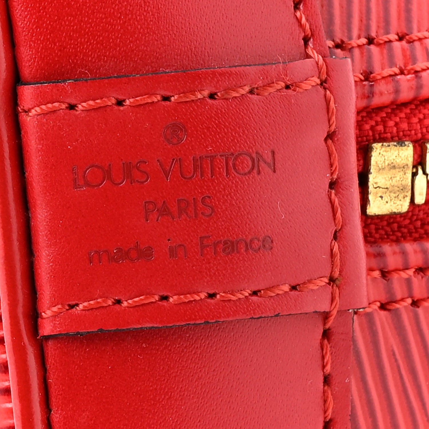 Louis Vuitton Epi Alma PM Castillan Red 6 of 13