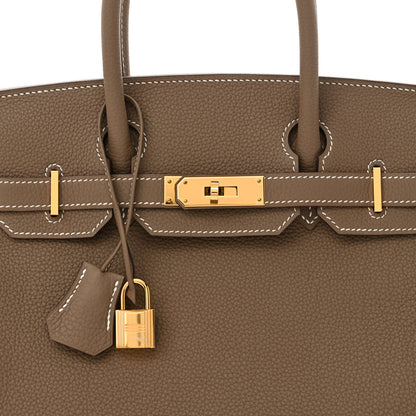 Hermes Togo Birkin 30 Etoupe 8 of 12