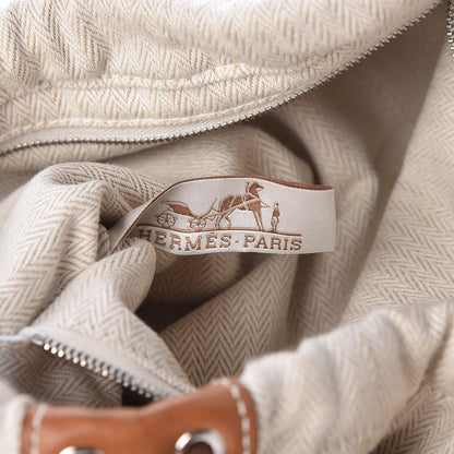 Hermes Canvas Barenia Fourbi 25 MM Pouch Naturel Fauve 7 of 11