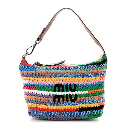Miu Miu Fabric Crochet Pouch Multicolor 1 of 11