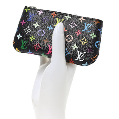 Louis Vuitton LV X TM Monogram Multicolor Key Pouch Black 2 of 7