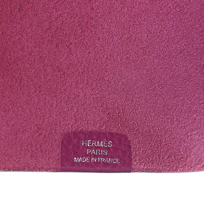 Hermes Togo Ulysse PM Agenda Cover Rose Pourpre 7 of 7