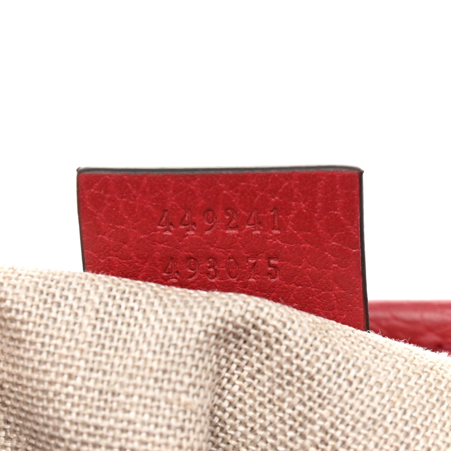 Monogram Small Bree Tote Red