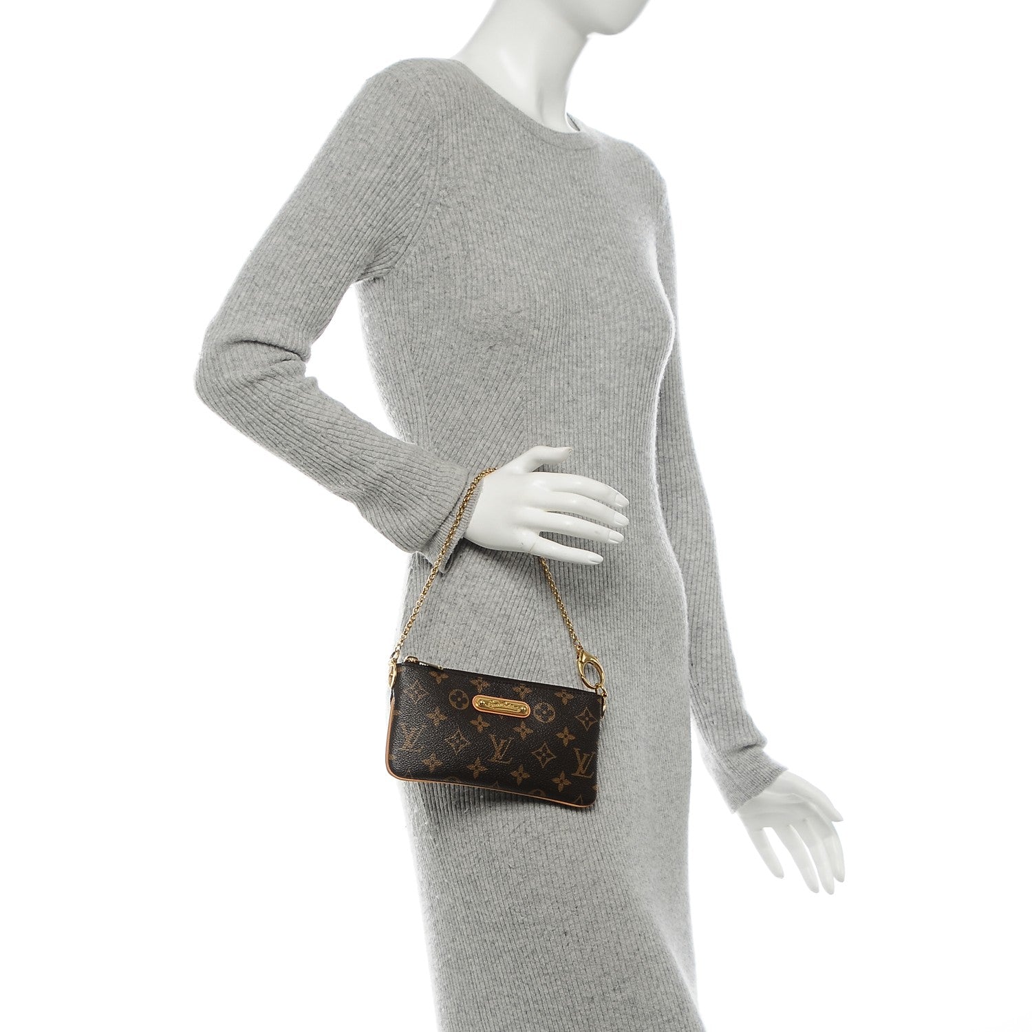 Louis Vuitton Monogram Pochette Milla MM 2 of 6